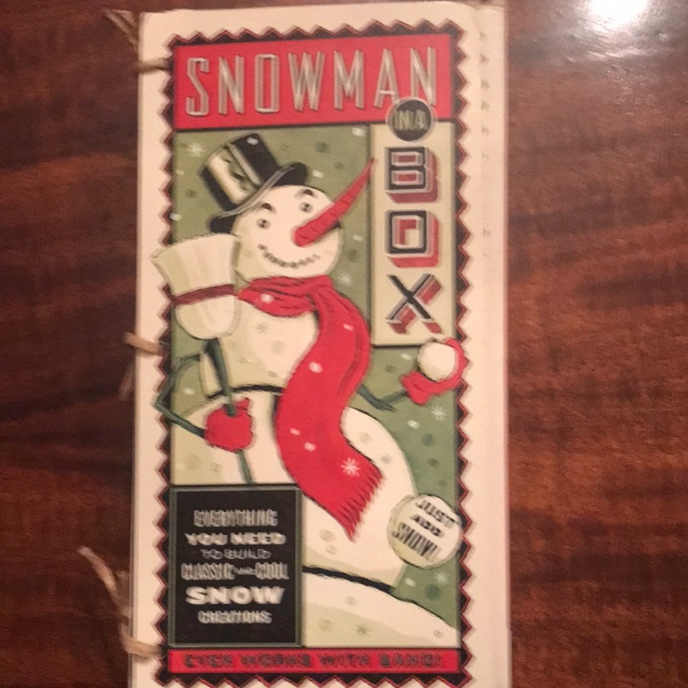 Snowman in a Box Toy- New